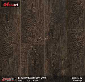 Sàn gỗ công nghiệp cốt xanh Dream Floor O193