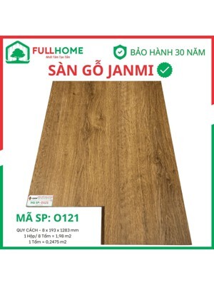 Sàn gỗ công nghiệp Janmi O121