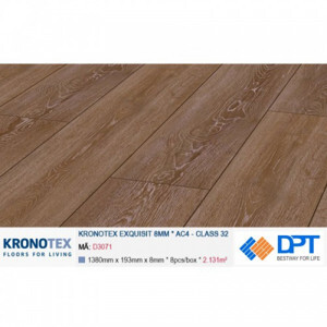 Sàn gỗ công nghiệp Kronotex D3071 - 8mm