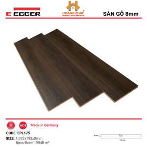 Sàn gỗ Egger Pro 8mm EPL175