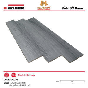 Sàn gỗ Egger Pro 8mm EPL205