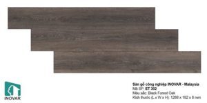 Sàn gỗ Inovar ET302  8mm