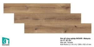Sàn gỗ Inovar ET321  8mm