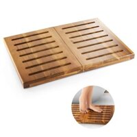 Sàn gỗ lót sàn chống trượt nhà tắm, hồ bơi, sàn gỗ chống nóng ban công, thảm gỗ sân vườn có thể gấp gọn