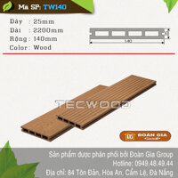 Sàn gỗ ngoài trời TecWood TW140-Wood