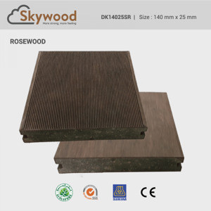 Sàn gỗ ngoài trời WPC Skywood Rosewood DK14025SR