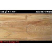 Sàn gỗ Sồi Mỹ 450mm