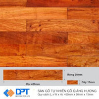 Sàn gỗ tự nhiên Giáng Hương 450x15mm