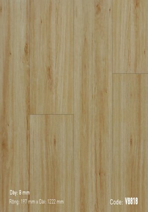 Sàn gỗ Việt Nam 3K Vina V8818