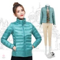 [SẴN HÀNG] Áo khoác nữ cho người mập ( 45kg đến 90kg- đủ size M đến 5XL) ☑️ áo phao siêu nhẹ cho nữ không mũ, hàng đẹp