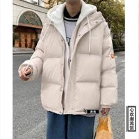 SẴN HÀNG - Áo phao đôi mẫu mới, Áo phao béo cho nam nữ hàng quảng châu loại 1 - Trắng sữa,2XL