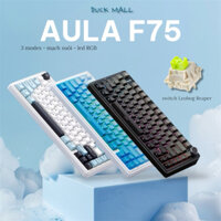 [Sẵn Hàng] Bàn phím cơ Aula F75 3 Modes | Mạch Xuôi | Led RGB | Gasket Mount