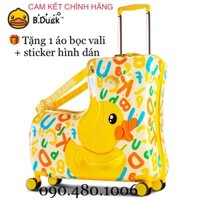 (SẴN HÀNG BDUCK 2023) Vali kéo kiêm xe đẩy BDUCK cho bé siêu hot nhập khẩu chính ngạch