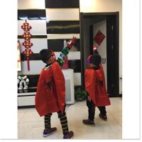 {Sẵn Hàng} Bộ Áo choàng người nhện và mặt nạ có đèn nhạc cho bé