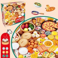 [SẴN HÀNG] Bộ đồ chơi nấu ăn cho bé gái - Loại 88 chi tiết - Đồ chơi nhà bếp - Chất liệu ABS an toàn cho trẻ