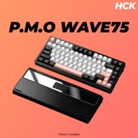 [Sẵn Hàng - CHÍNH HÃNG] Bàn Phím Cơ PMO Wave75 Không Dây Có Ball Catch Keymap Via - HCK