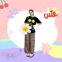 Sẵn hàng, có hình và video thật - Đồ bộ mặc nhà, set đồ áo thun quần ống xuông, đồ ngủ dễ thương