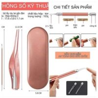 Sẵn hàng combo 10 bộ ngoáy tai nặn mụn hợp kim có đèn (tuyển sỉ)