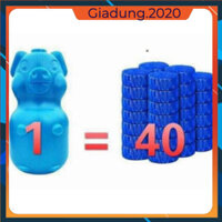 Sẵn hàng Combo 10 con heo thả bồn cầu