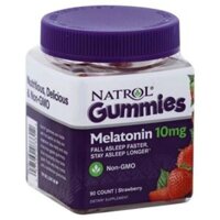 Sẵn Hàng - Date 01/2022 - Kẹo Dẻo Hỗ Trợ Ngủ  Ngon Natrol Melatonin 10mg 90 Viên
