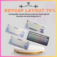 [Sẵn Hàng] Keycap Bóc Phím Cho Bàn Phím Cơ - Chất Liệu PBT DoubleShot - Layout 75% - Giá Rẻ - TTKeyboard