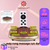 Sẵn hàng- Máy Rung Lắc Giảm Mỡ Toàn Thân 120 nấc rung, Máy Massage Bụng Giảm Mỡ