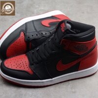 SẴN [HÀNG MỚI VỀ] Giầy Air Jordan jordan 1 retro high bred đỏ đen cao cấp thời trang chơi phố HOT ' .