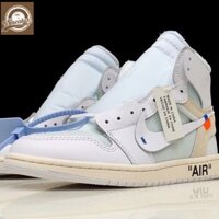 SẴN [HÀNG MỚI VỀ] Giầy thể thao Air Jordan 1 Off White  trắng thời trang nam nữ HOT :))