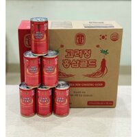 [SẴN HÀNG] NƯỚC HỒNG SÂM LON JEONG KOREA RED GINSENG GOLD HÀN QUỐC THÙNG 30 LON X 175ML