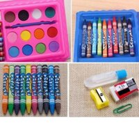 {Sẵn Hàng} sỉ, lẻ Hộp màu đa năng ❤️Chọn loại 42/86 chi tiết❤️đủ bút chì sáp màu nước...tập tô màu đồ chơi giáo dục cho