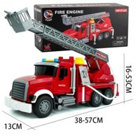 [Sẵn hàng] Xe Cứu Hỏa Đồ Chơi Phun Nước Và Phát Nhạc