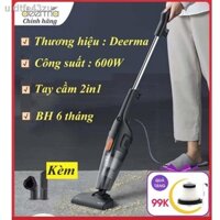 [SẴN HÀNG][3 ĐẦU HÚT] Máy hút bụi cầm tay Xiaomi Deerma DX115C - Máy hút bụi gia đình mini thế hệ mới CÔNG SUẤT LỚN 600W