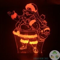 [Sẵn hàng][Hà Nội] Led 3D ông già Noel