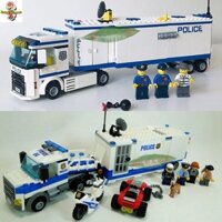 🚚SẴN HÀNG🚚Tương thích với LEGO 60139 Trung tâm chỉ huy di động Dòng cảnh sát di động thành phố Bộ lắp ráp lắp ráp cảnh