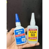 [SẴN HCM] Keo Siêu Dính AXIA 025 , LOCTITE 401 Super Blue 50g Dán Đa Năng , Dán Nhanh