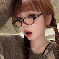 [SẴN HCM] Mắt Kính Tròn Oval Nhỏ Chữ M Miu Y2K Hoa Xù Hip Hop Trendy NEW