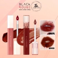 🔥SẴN HG08🔥 SON KEM LÌ/ SON BÓNG BLACK ROUGE HALF N HALF WATER TINT - WATER VELVET/ WATER GLOW✨