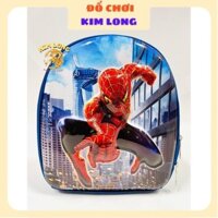 Sẵn Hình Balo - Cặp đi học cho bé mẫu giáo - mầm non hình nổi siêu nhân nhện 3D- có sẵn