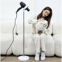 [SẴN HN] 🚚 Máy Sấy Tóc Chân Đế Xoay Có Thể Điều Chỉnh Độ Cao Góc Miệng Răng Mềm Sàn Đứng Cho Phòng Tắm Gia Đình Salon