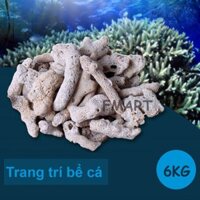 San Hô Vụn túi 6KG vật liệu lọc cho bể cá, trang trí bể cá - sanho6kg