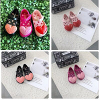 SẴN HỒNG NHẠT 9• Giày nhựa thơm tim Melissa cho bé 💌