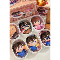 [Sẵn] HỘP MÙ BENTO YUMMY MÓC KHOÁ BÔNG BOX CONAN XỊN XÒ