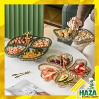 (SẴN) Hũ mứt Tết , Khay đựng bánh kẹo, trái cây khô bằng nhựa trang trí phòng khách [Haza Decor]
