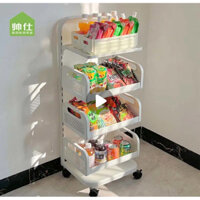 (sẵn )Kệ đa năng cao cấp nhập khẩu trang trí đựng đồ phòng khách-bếp-phòng ngủ v.v..có bánh xe tiện lợi dễ di chuyển