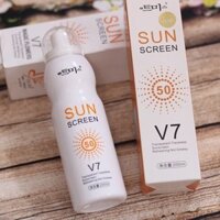 [SẴN] Kem chống nắng v7, Xịt chống nắng Hàn Quốc Sun Screen V7, Kem chống nắng V7 Sun Screen - Chính Hãng kr [HÀNG AUTH]