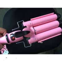 Sẵn kho-MÁY BẤM TÓC GỢN SÓNG, máy tạo dáng uốn xoăn sóng nước,máy làm xoăn sóng 3 TRỤC phong thái hàn quốc-Cao cấp