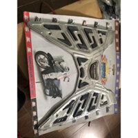 Sàn lót chân inox xe Freego (Yamaha ) inox cao cấp sáng bóng trắng