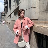 Sẵn Mint-M(Hàng Đẹp)Ảnh thật 4 hình cuối-HC204.Áo khoác vest blazer xuân thu thời trang Hàn Quốc