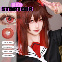 [SẴN] MỘT ĐÔI KÍNH ÁP TRÒNG MÀU ĐỎ COSPLAY STARTEAR RED CÓ ĐỘ CẬN LENS NỘI ĐỊA TRUNG QUỐC HOT DOUYIN