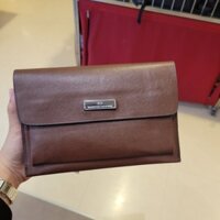 [sẵn nâu ] Clutch bóp cầm tay Valentino Creations 23cm